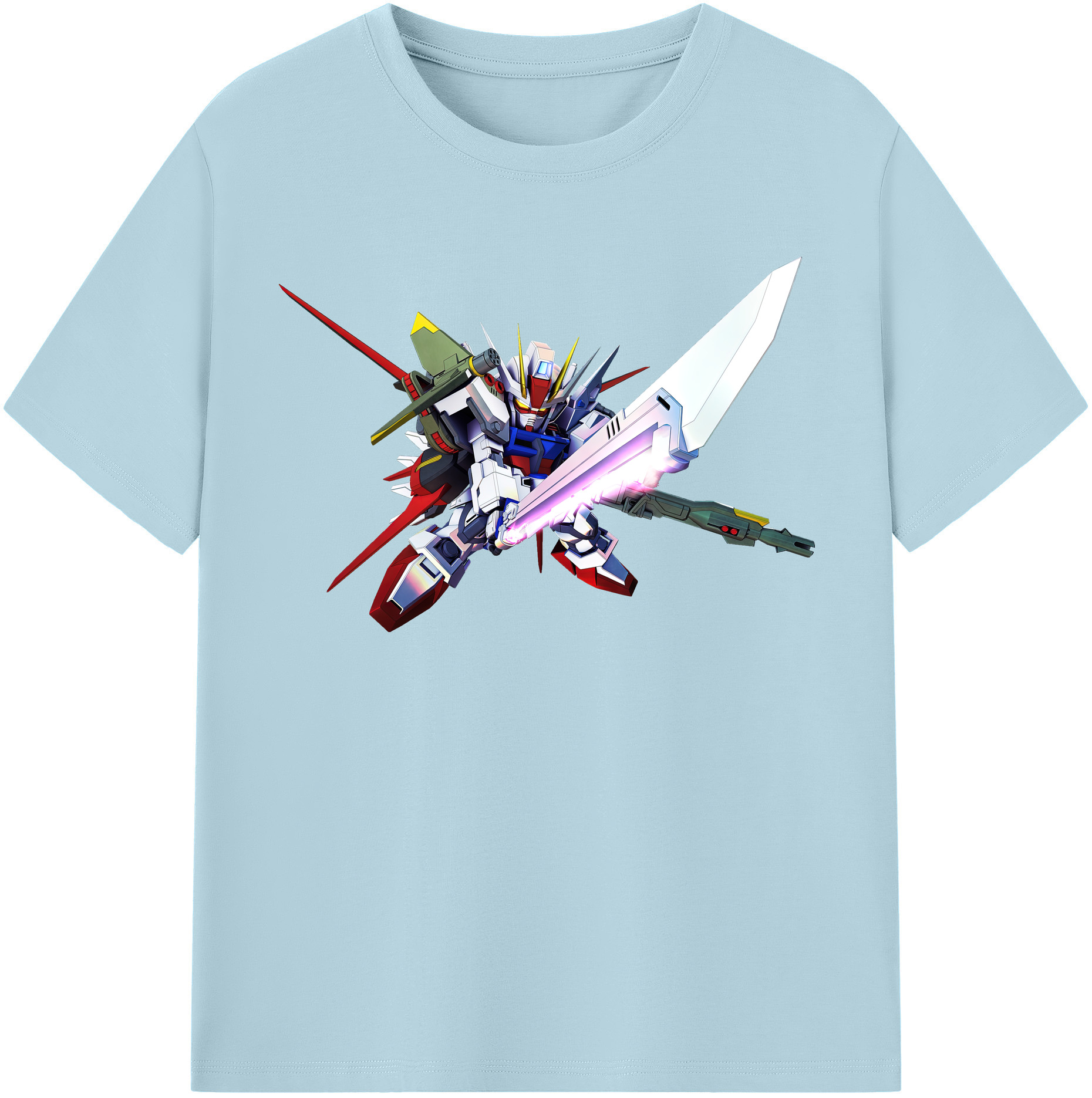 （画像用） 機動戦士ガンダム Mobile Suit Gundam 綿100％半袖Tシャツ（フロントプリント）